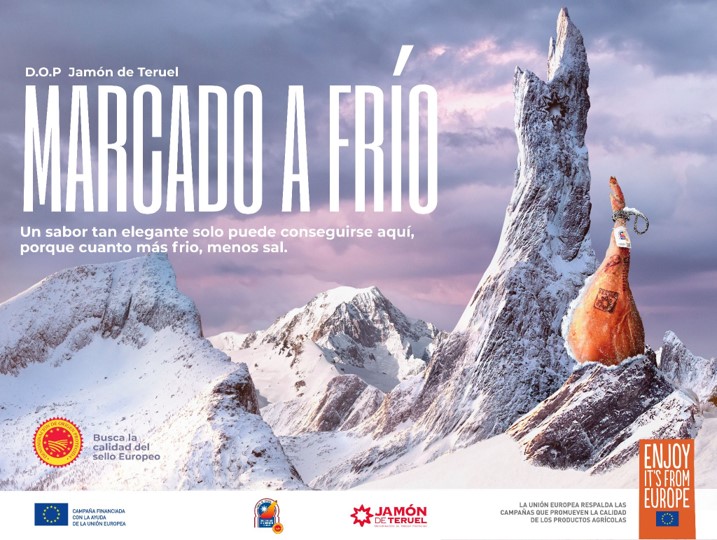 La DOP Jamón de Teruel presenta su nueva campaña “Marcado a frío”